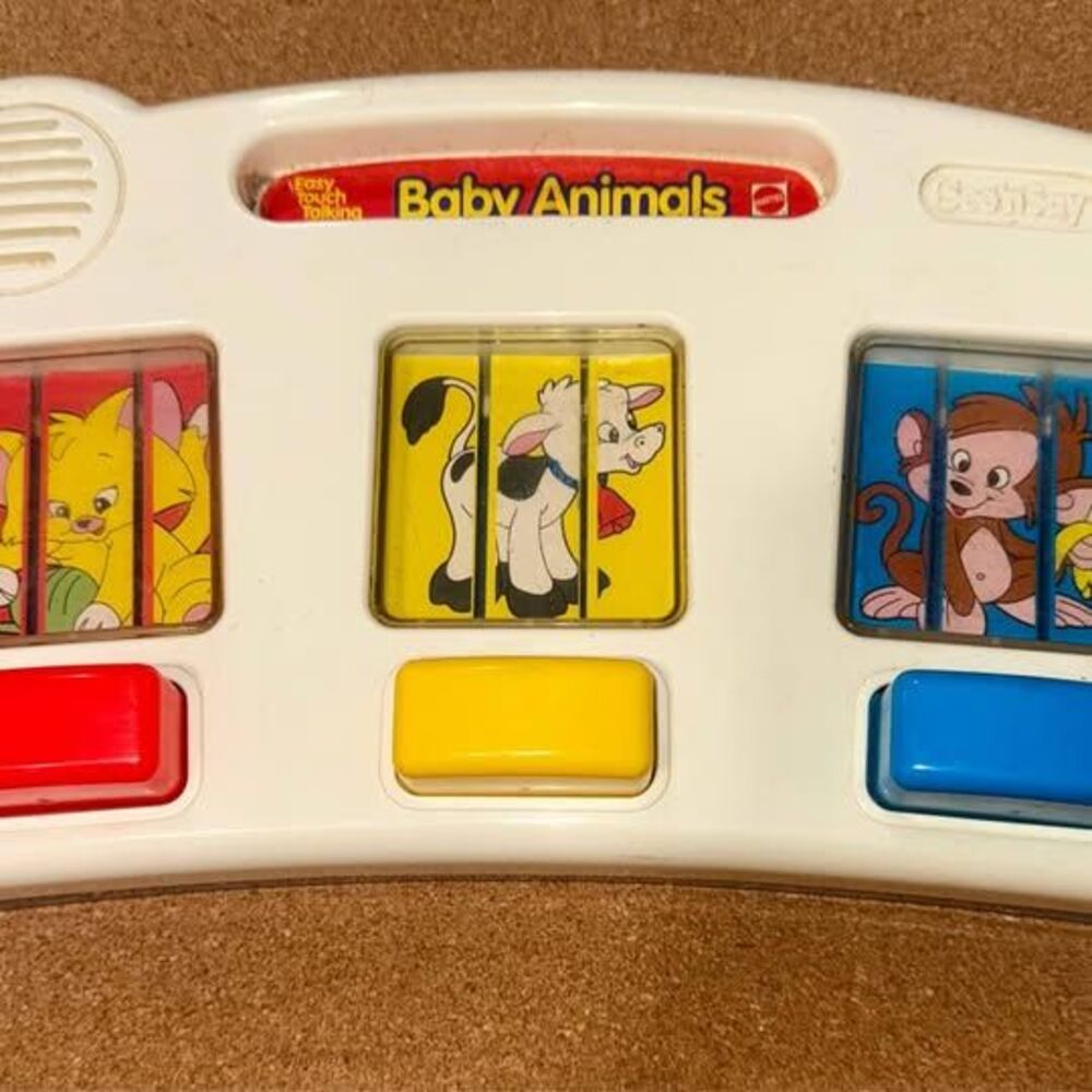 Vintage Mattel See ’N Say Easy Touch Talking Baby Animals